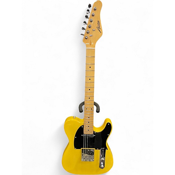 Used Austin t-type Yellow Solid Body Electric Guitar