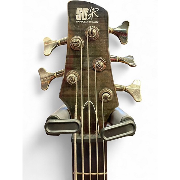 Used Ibanez SRX505 Trans Black Electric Bass Guitar