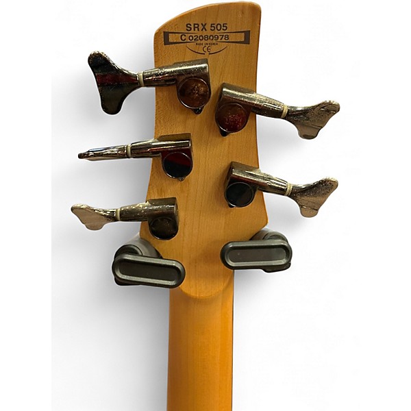 Used Ibanez SRX505 Trans Black Electric Bass Guitar