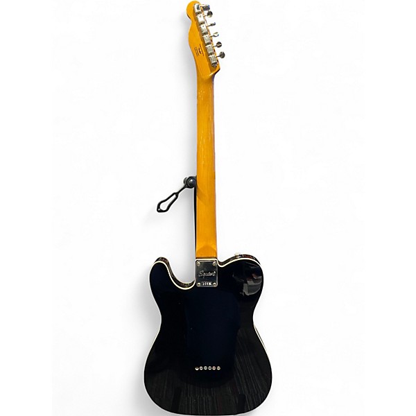 Used Squier CLASSIC VIBE BARITONE CUSTOM TELECASTER Black Solid Body Electric Guitar