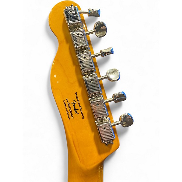 Used Squier CLASSIC VIBE BARITONE CUSTOM TELECASTER Black Solid Body Electric Guitar