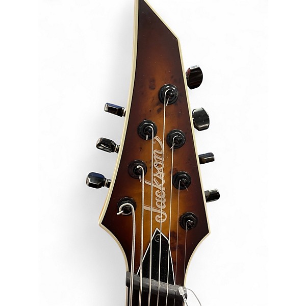 Used 2022 Schecter Guitar Research SLAT7P HTMS SOLOIST Bourbon Burst Solid Body Electric Guitar