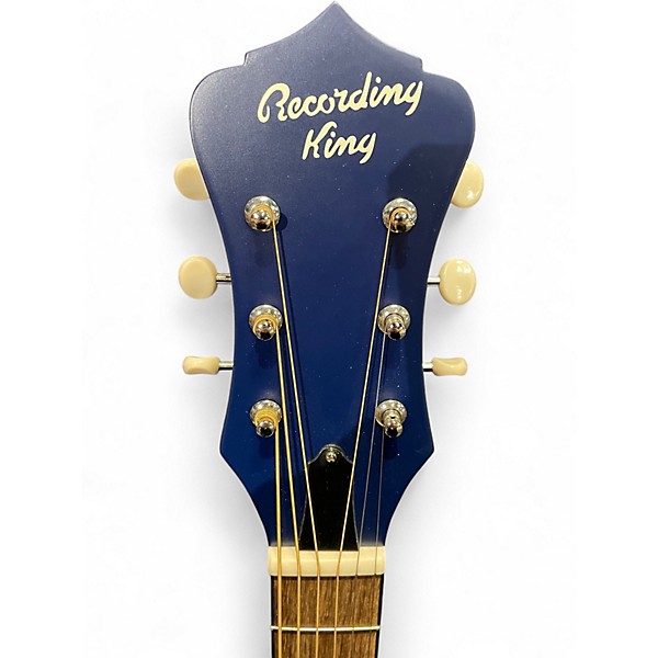 Used Recording King RPH-R2 Dirty 30s Blue Acoustic Guitar