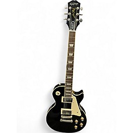 Used Epiphone Les Paul Standard Black Solid Body Electric Guitar