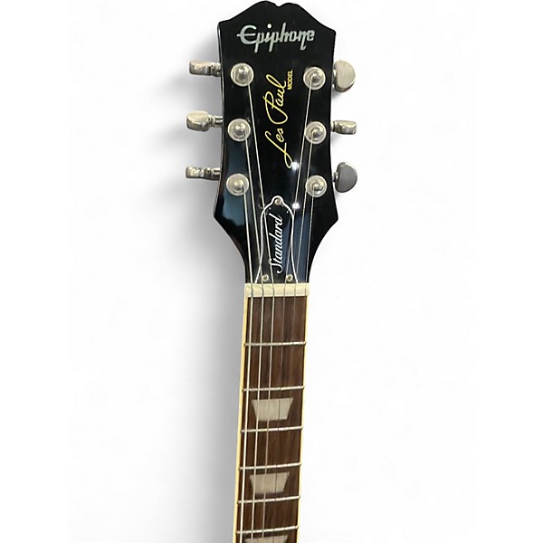Used Epiphone Les Paul Standard Black Solid Body Electric Guitar
