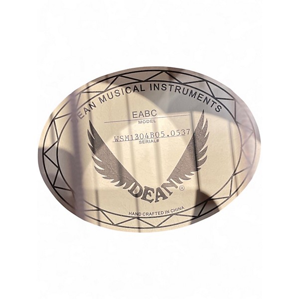 Used Dean EABC Natural Acoustic Bass Guitar