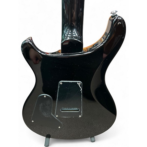 Used PRS SE Custom 24 Black Gold Sunburst Solid Body Electric Guitar