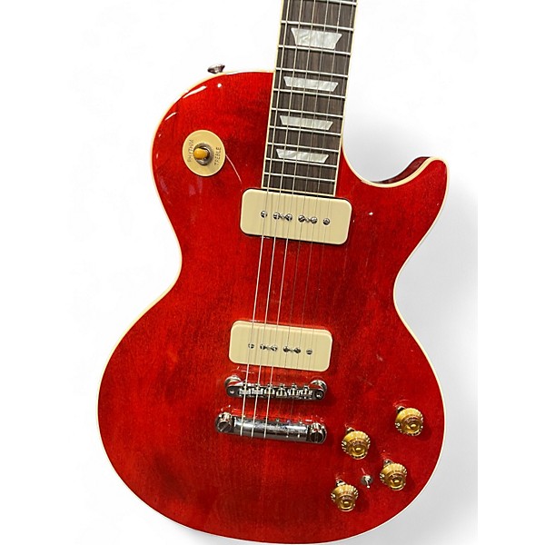Used Gibson warren haynes les paul standard 50's p90 sixties cherry Solid Body Electric Guitar