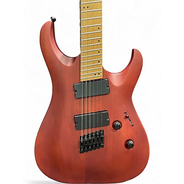 Used Aklot XIRION Flat Red Solid Body Electric Guitar