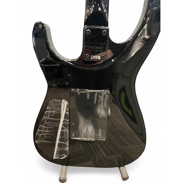 Used Jackson Dinky Standard Black and Silver Solid Body Electric Guitar