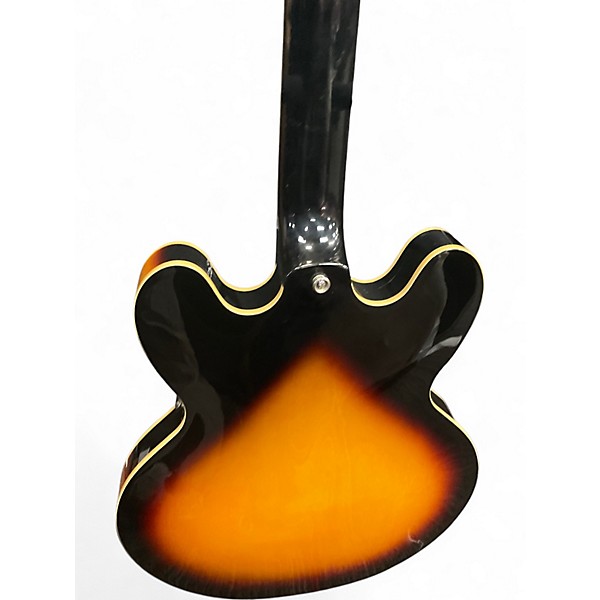 Used Epiphone ES335 Pro Sunburst Hollow Body Electric Guitar
