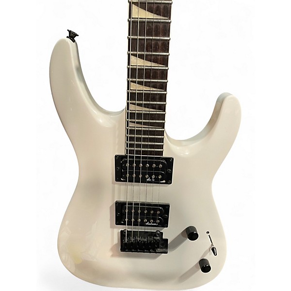 Used Jackson JS22 Dinky White Solid Body Electric Guitar