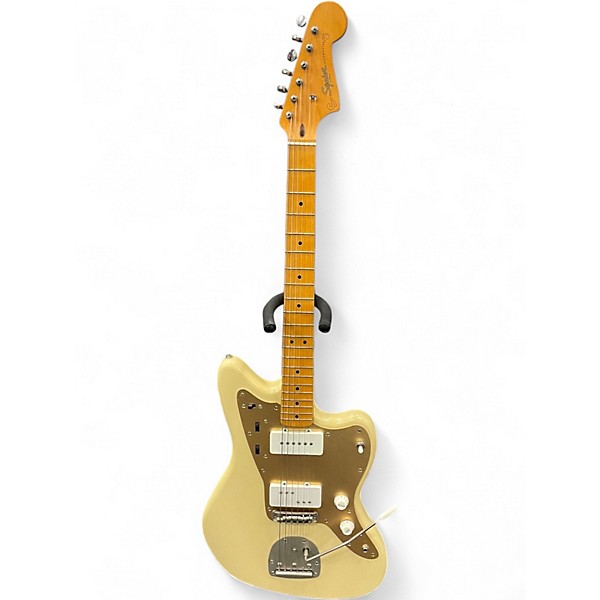 Used Squier 40th Anniversary Jazzmaster Vintage Edition Satin Desert Sand Solid Body Electric Guitar