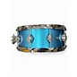 Used DW 14X6.5 Design Series Snare Aqua Blue Drum thumbnail