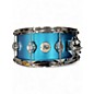 Used DW 14X6.5 Design Series Snare Aqua Blue Drum