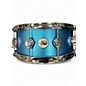 Used DW 14X6.5 Design Series Snare Aqua Blue Drum