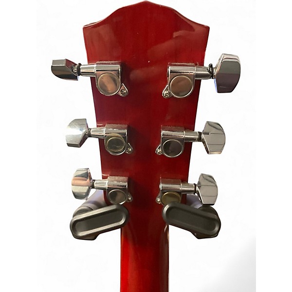 Used Fender CD140SCE Cherry Acoustic Electric Guitar