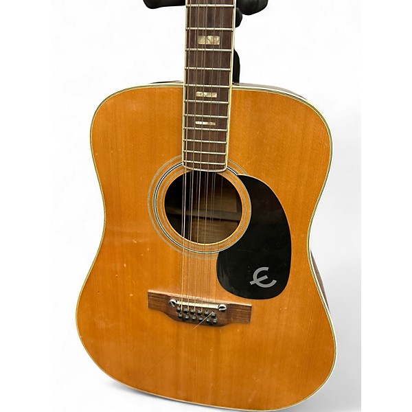 Vintage 1970s Epiphone FT 565 Natural 12 String Acoustic Guitar