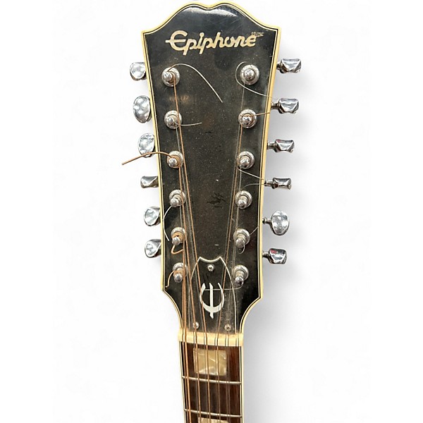 Vintage 1970s Epiphone FT 565 Natural 12 String Acoustic Guitar