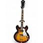 Used Epiphone Casino 3 Color Sunburst Hollow Body Electric Guitar thumbnail