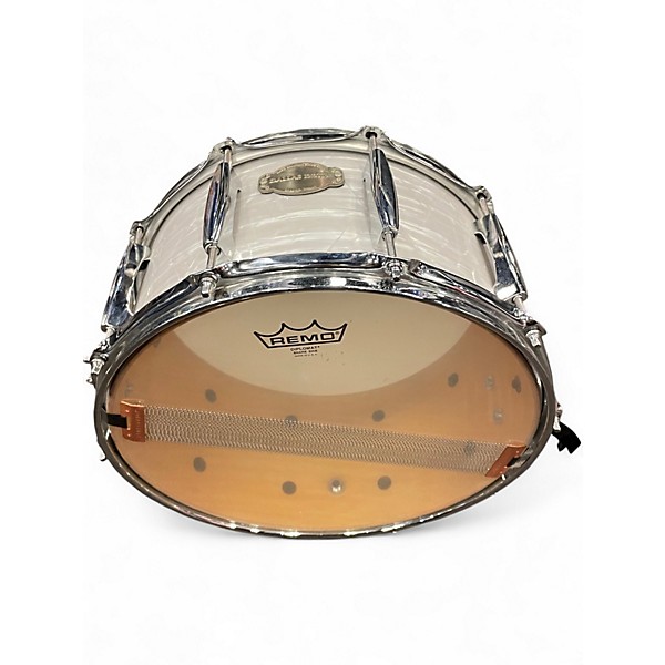 Used 2017 Dallas Drum 14in Custom 14x6.5 Pearl White Drum
