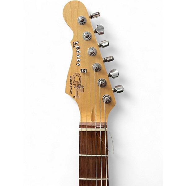 Used G&L Fullerton Deluxe Legacy Blue Solid Body Electric Guitar