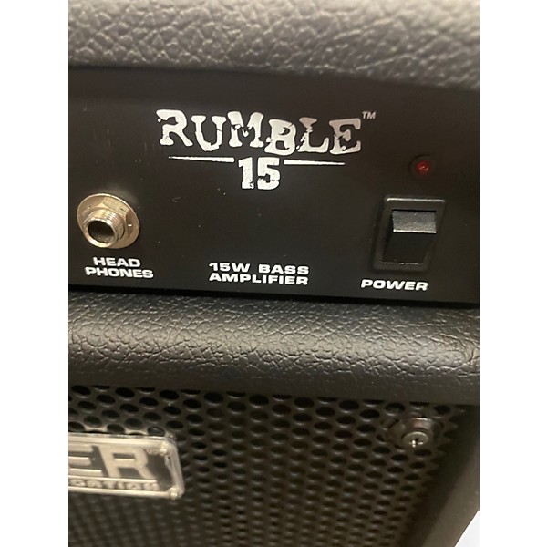 Used Fender Rumble 15 15W 1X8 Bass Combo Amp