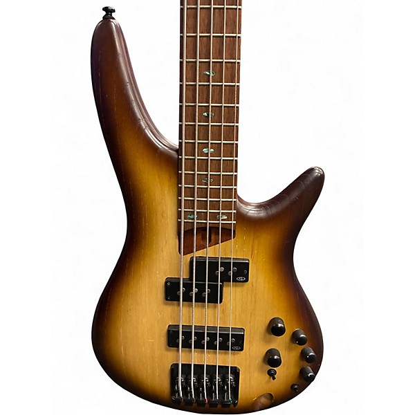 Used Ibanez SR655e 2 Color Sunburst Electric Bass Guitar