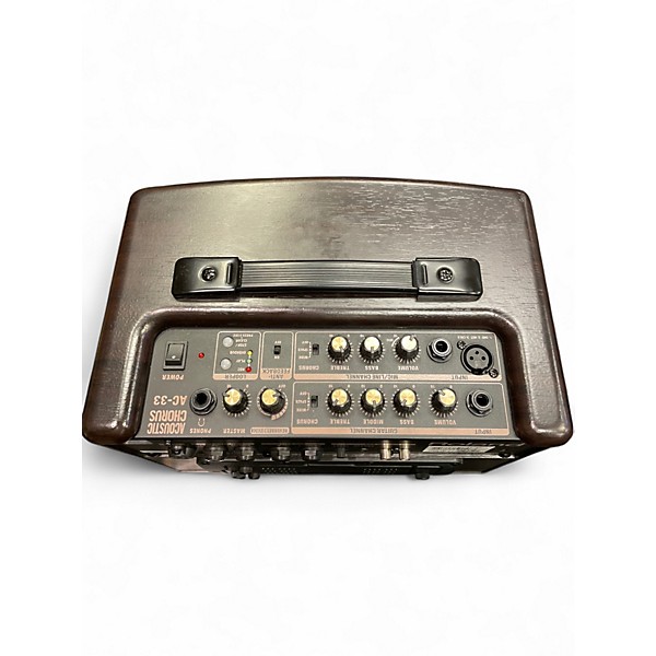 Used Roland AC33RW 30W 2X5 Acoustic Guitar Combo Amp