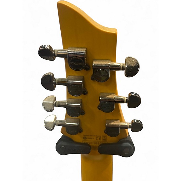 Used Schecter Guitar Research Demon 7 String Alpine White Solid Body Electric Guitar