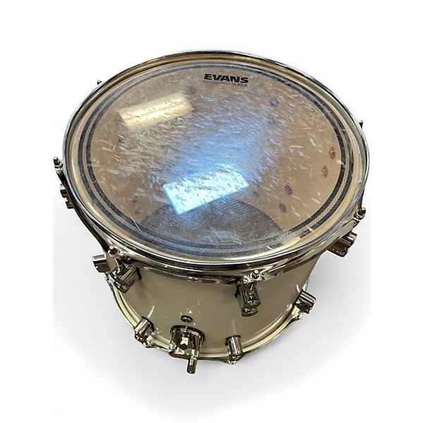 Used DW 6 Piece Concept Series Maple Pearl White Drum Kit