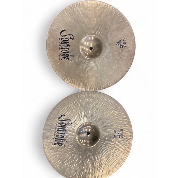 Used Soultone 14in CUSTOM BRILLIANT HI HAT PAIR Cymbal
