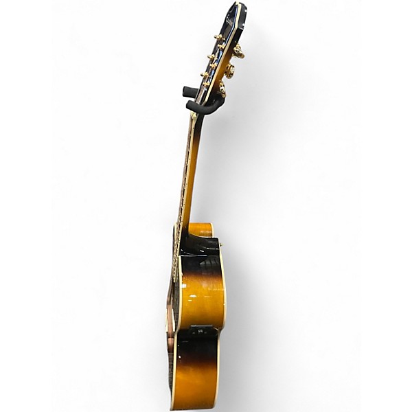 Used Epiphone J-200EC STUDIO LEFT HANDED Vintage Sunburst Acoustic Electric Guitar