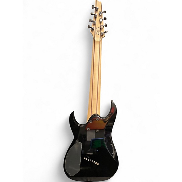Used Ibanez rgms8 Black Solid Body Electric Guitar