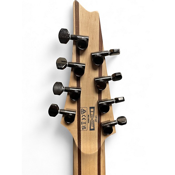 Used Ibanez rgms8 Black Solid Body Electric Guitar