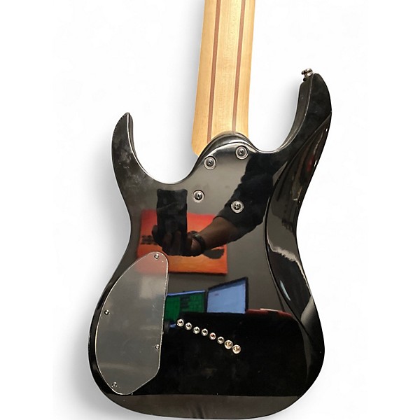 Used Ibanez rgms8 Black Solid Body Electric Guitar