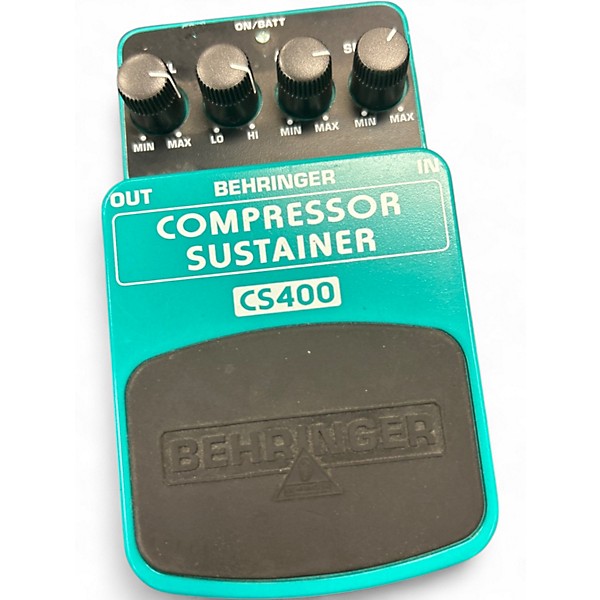 Used Behringer CS400 Compressor Sustainer Effect Pedal