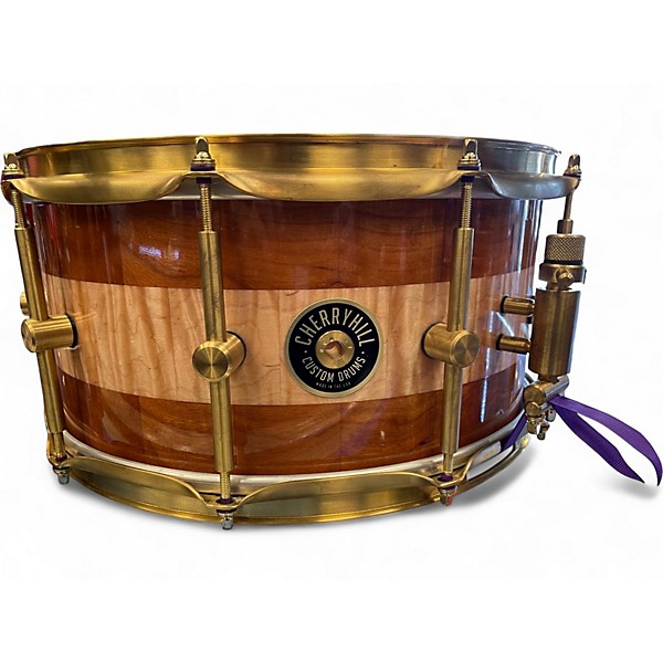Used Cherry Hill Custom 7in SNARE Natural Drum