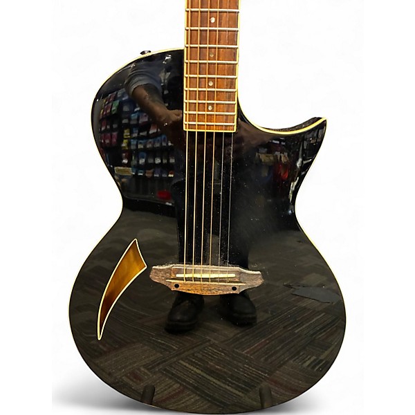 Used ESP LTD TL6 Black Acoustic Electric Guitar