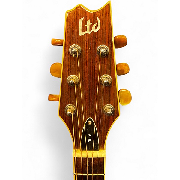 Used ESP LTD TL6 Black Acoustic Electric Guitar