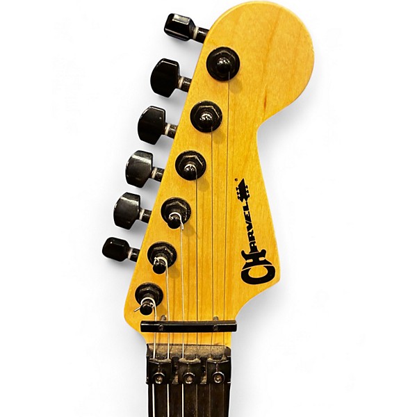 Used Charvel Pro Mod San Dimas HH FR Black Solid Body Electric Guitar