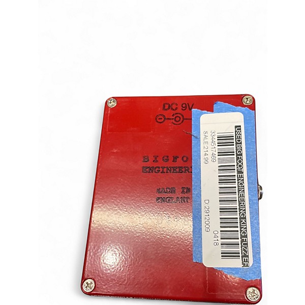 Used Big Foot Engineering King Fuzz Effect Pedal