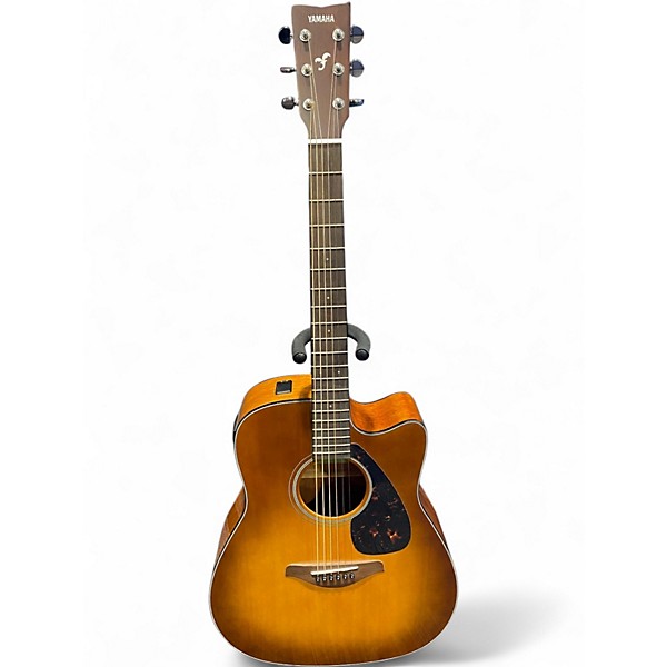 Used Yamaha FGX800C Sandburst Acoustic Electric Guitar