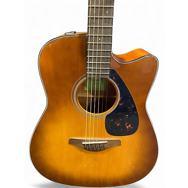 Used Yamaha FGX800C Sandburst Acoustic Electric Guitar