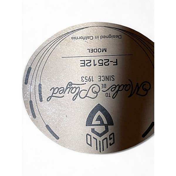 Used Guild F2512E NAT 12 String Acoustic Electric Guitar