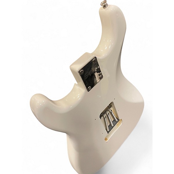 Used Squier Classic Vibe 1950S Stratocaster Olympic White Solid Body Electric Guitar