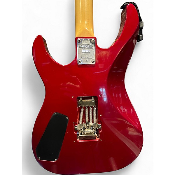 Vintage 1983 Kramer Pacer Classic Candy Apple Red Metallic Solid Body Electric Guitar