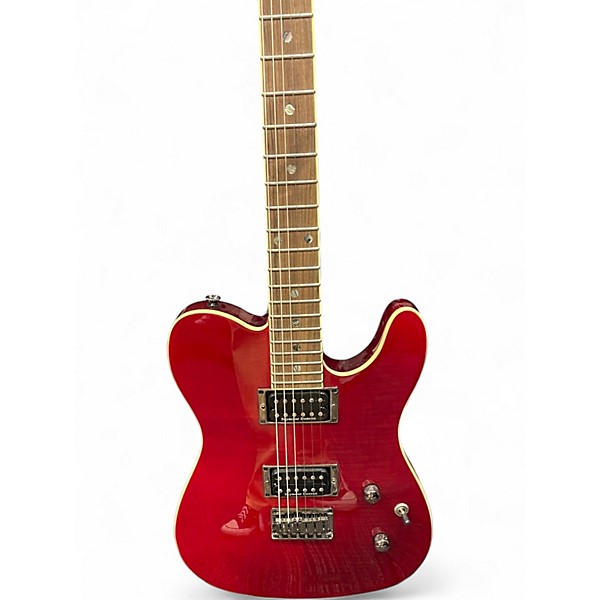 Used Fender CUSTOM TELE FMT RED Solid Body Electric Guitar