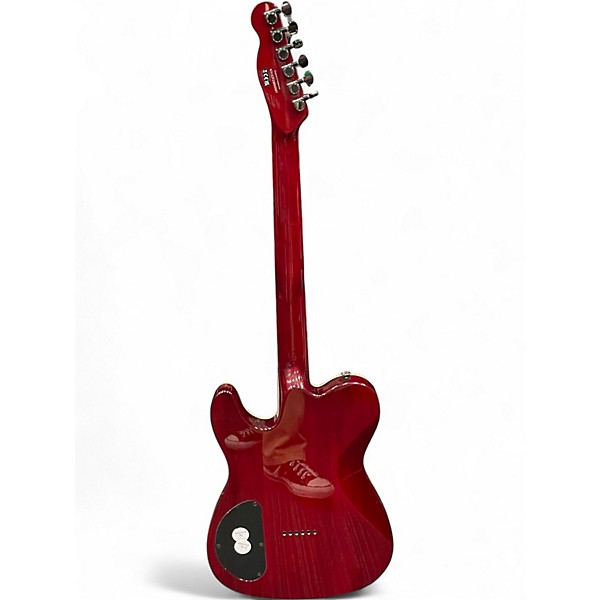 Used Fender CUSTOM TELE FMT RED Solid Body Electric Guitar