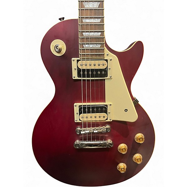 Used Epiphone Les Paul Traditional Pro IV Worn Wine Red Solid Body Electric Guitar